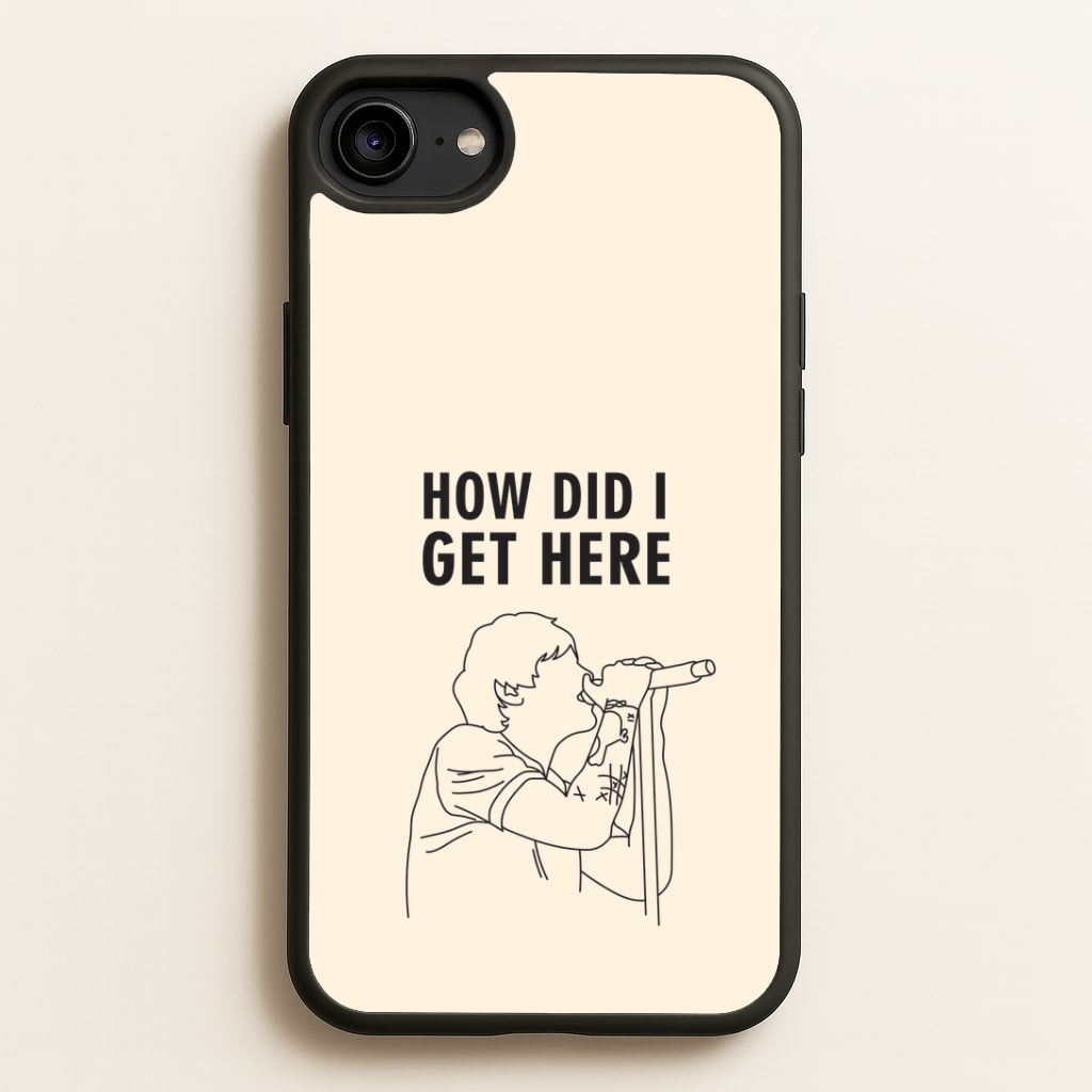 How Did I Get Here Outline iPhone 6 / 7 / 8 / SE Case