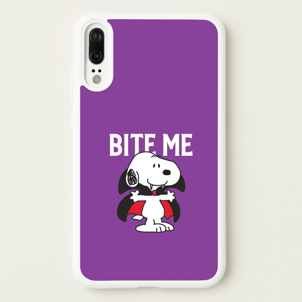 Bite Me Cartoon Beagle Huawei P20 Case