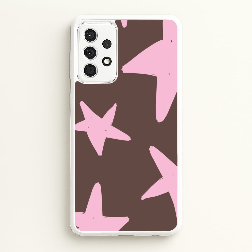 Chocolate & Strawberry Stars Galaxy A52 / A52s Case