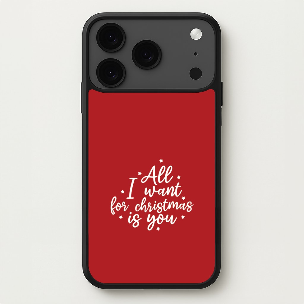 All I Want For Christmas Is You Stars iPhone 17 Pro Max Case