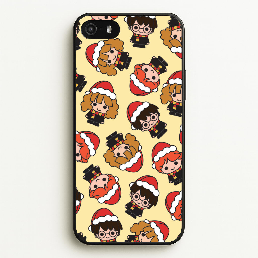 Wizards With Christmas Hats Pattern iPhone 5 / 5s / SE 2016 Case