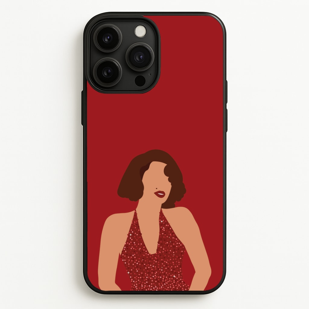 Red Sparkly Dress iPhone 13 Pro Case
