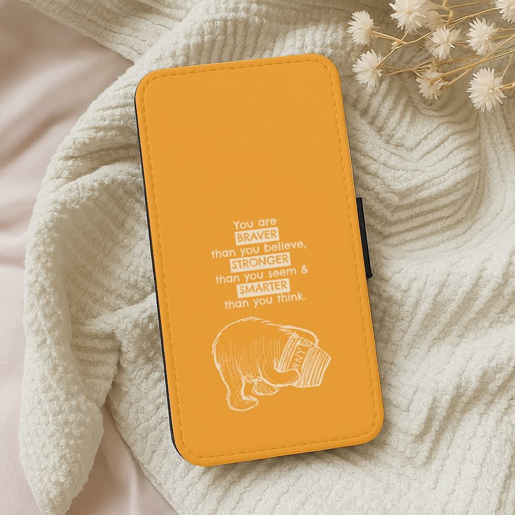 You Are Braver Leather Phone Case
