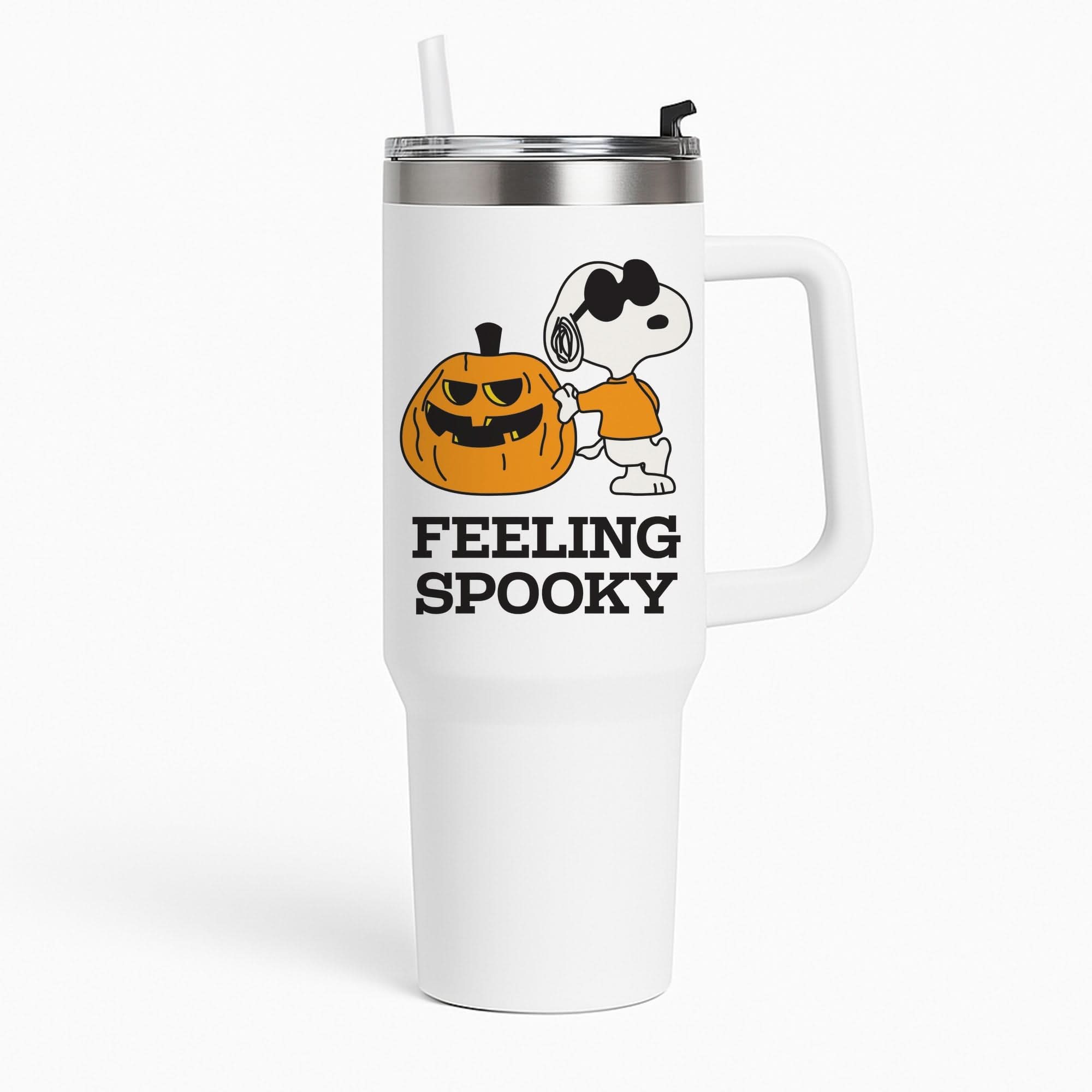 Feeling Spooky Cartoon Beagle Tumbler