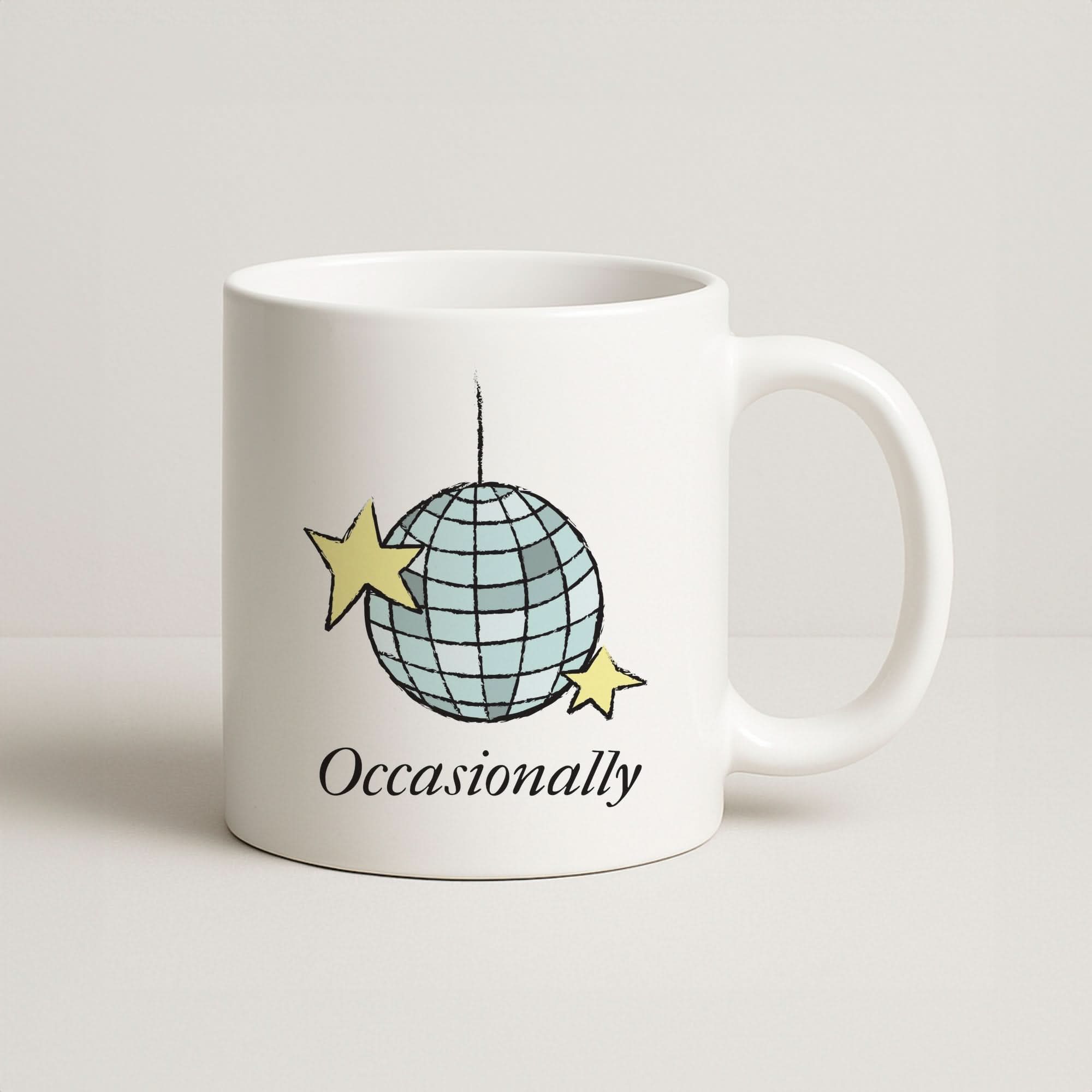 Ocasionally Discoball Coffee Mug