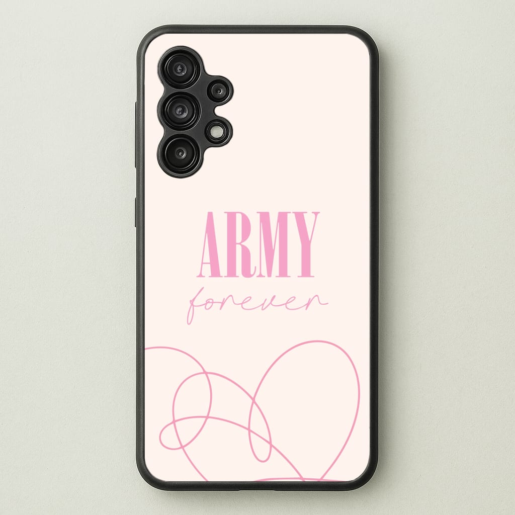 Army Forever Pink Galaxy A13 Case