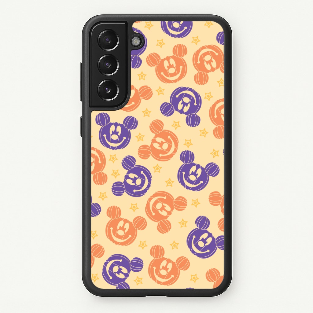 Pumkin Mouse And Stars Pattern Galaxy S21FE Case