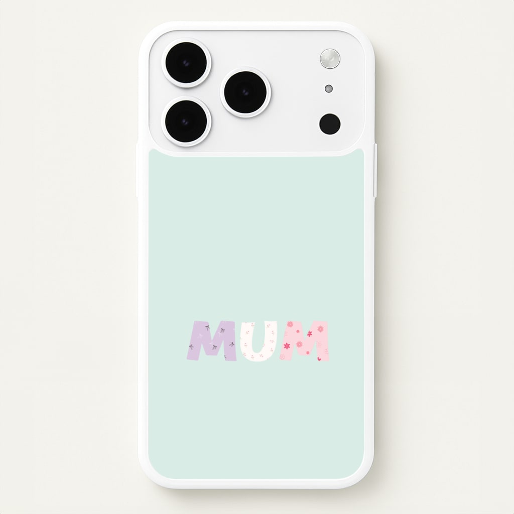 Mum Patchwork iPhone 17 Pro Case