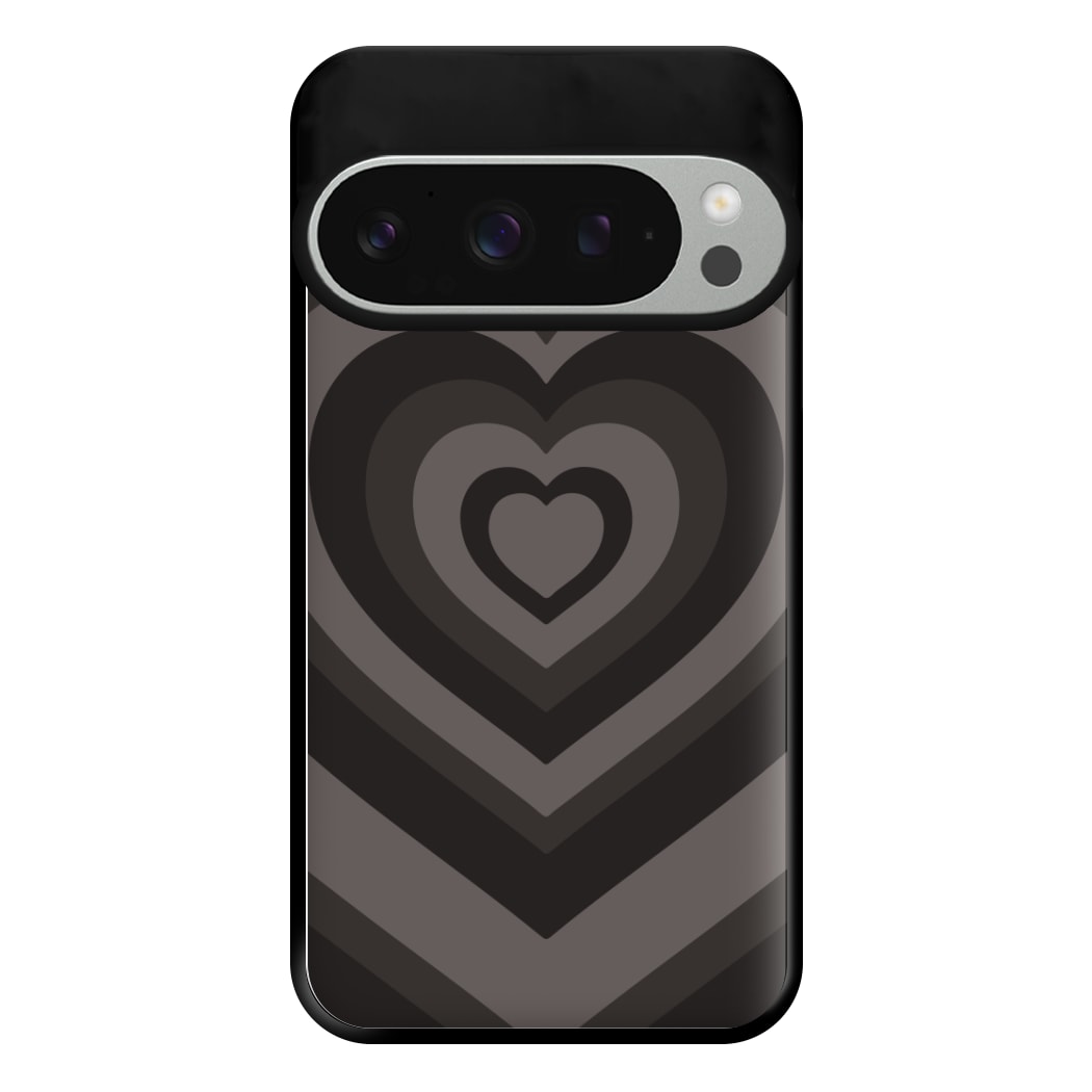 Abstract Black Heart Google Pixel 9 Pro XL Case