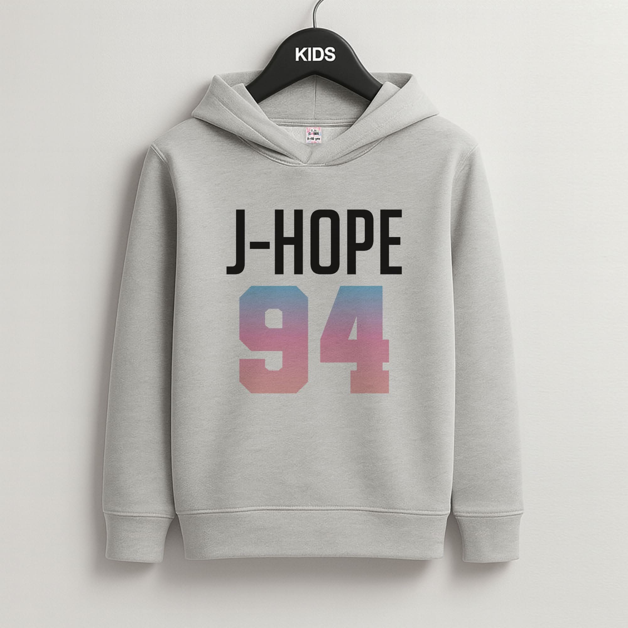 J-Hope 94 Grey Kids Hoodie