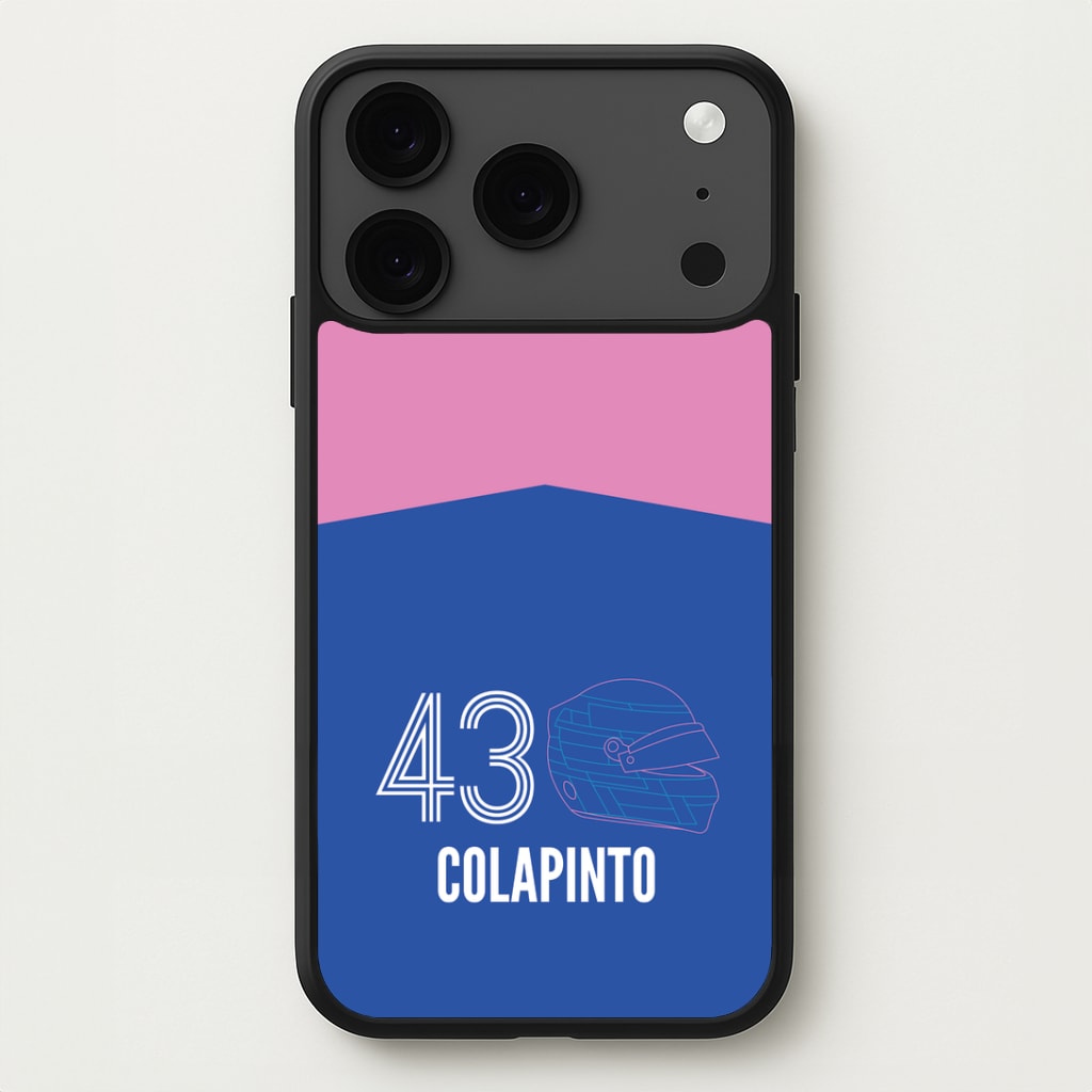 Colapinto Helmet 2026 iPhone 17 Pro Max Case
