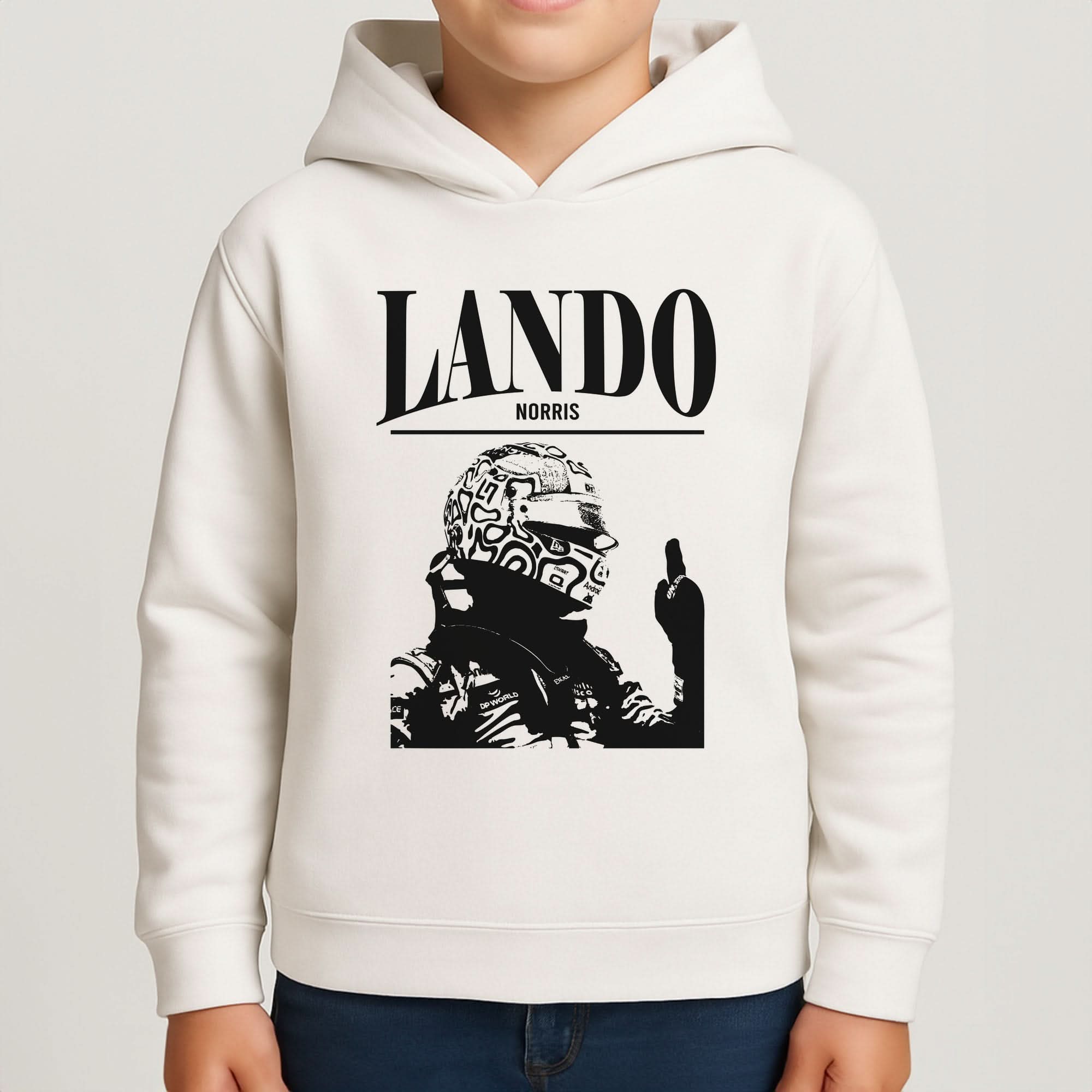 Lando Black And Green Boys Hoodie