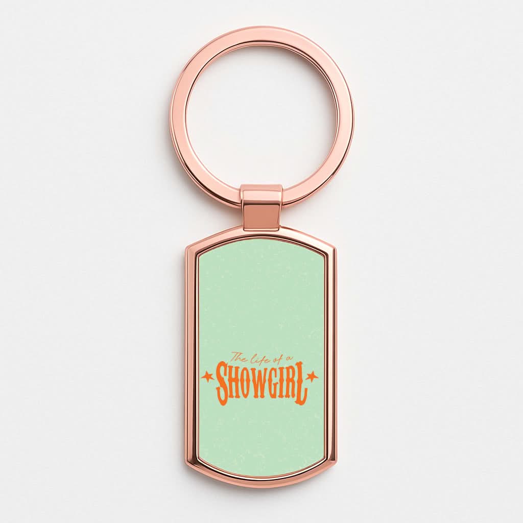 TLOAS Orange Rose Gold Keyring