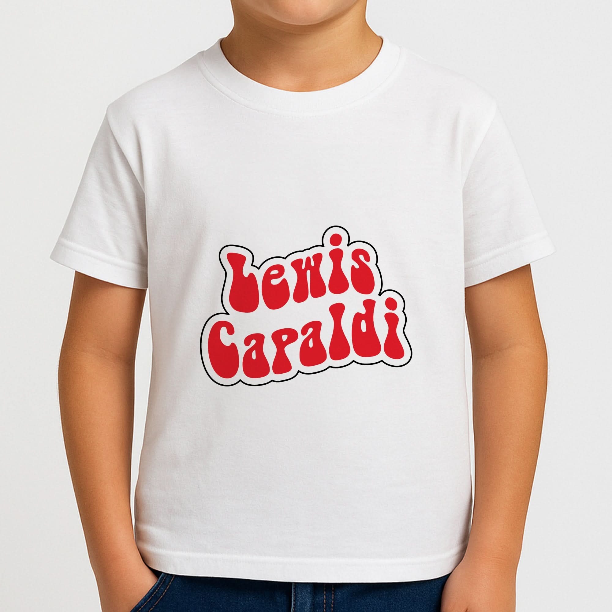 Red Name Boys T-Shirt