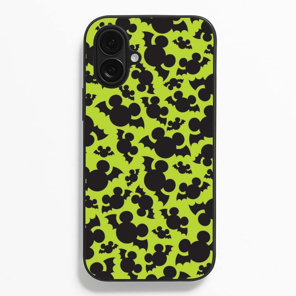 Mouse Bats Pattern iPhone 16 Plus Case