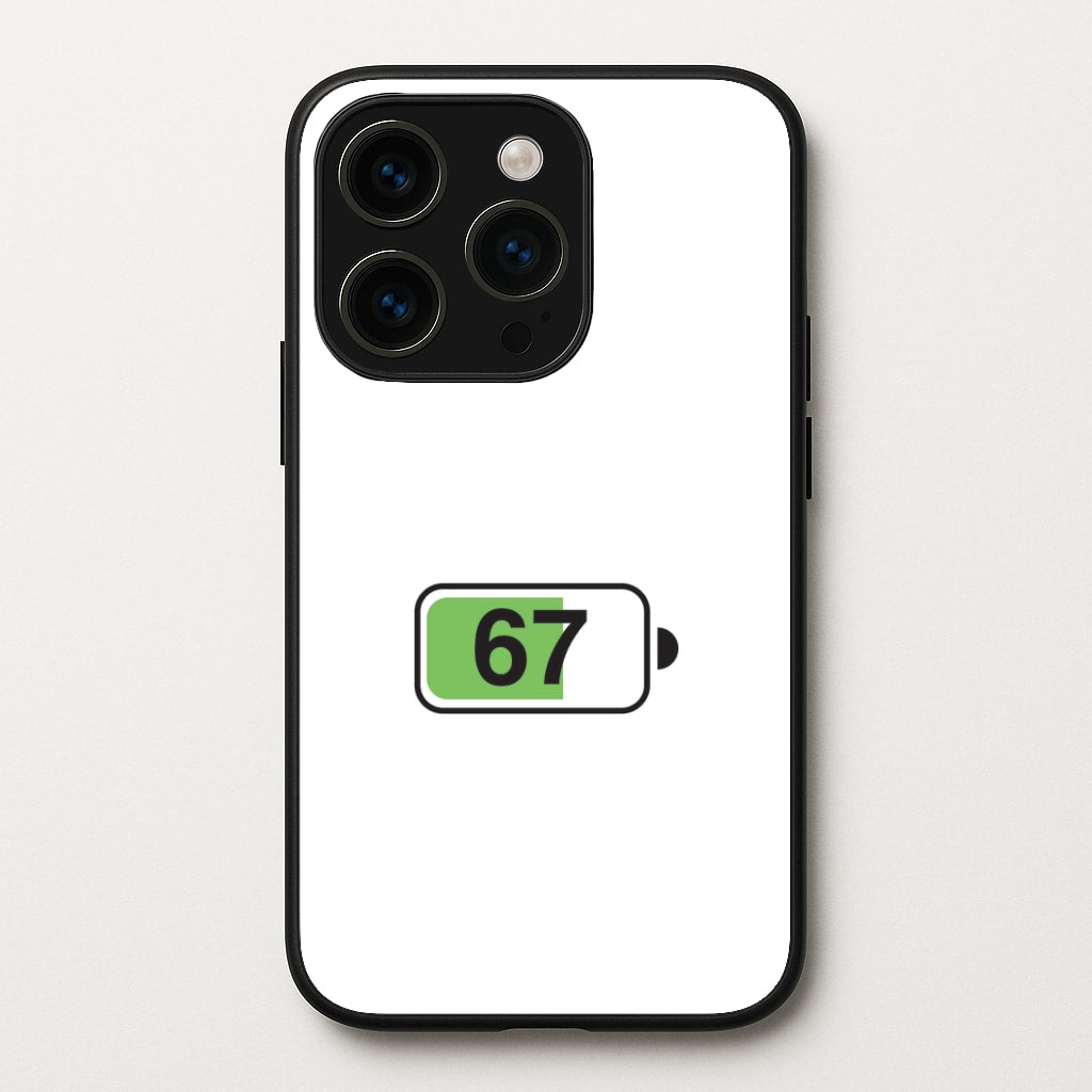 6 7 Battery iPhone 14 Pro Case