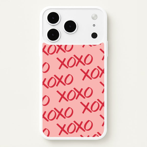 XOXO Pattern iPhone 17 Pro Case