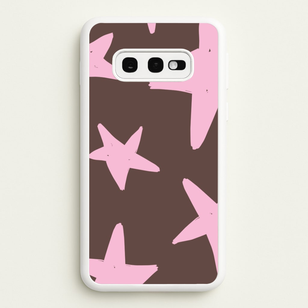 Chocolate & Strawberry Stars Galaxy S10e Case