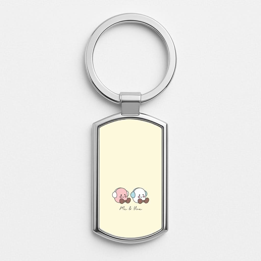 Cute Christmas Marshmellow Plushies Luxury Keyring