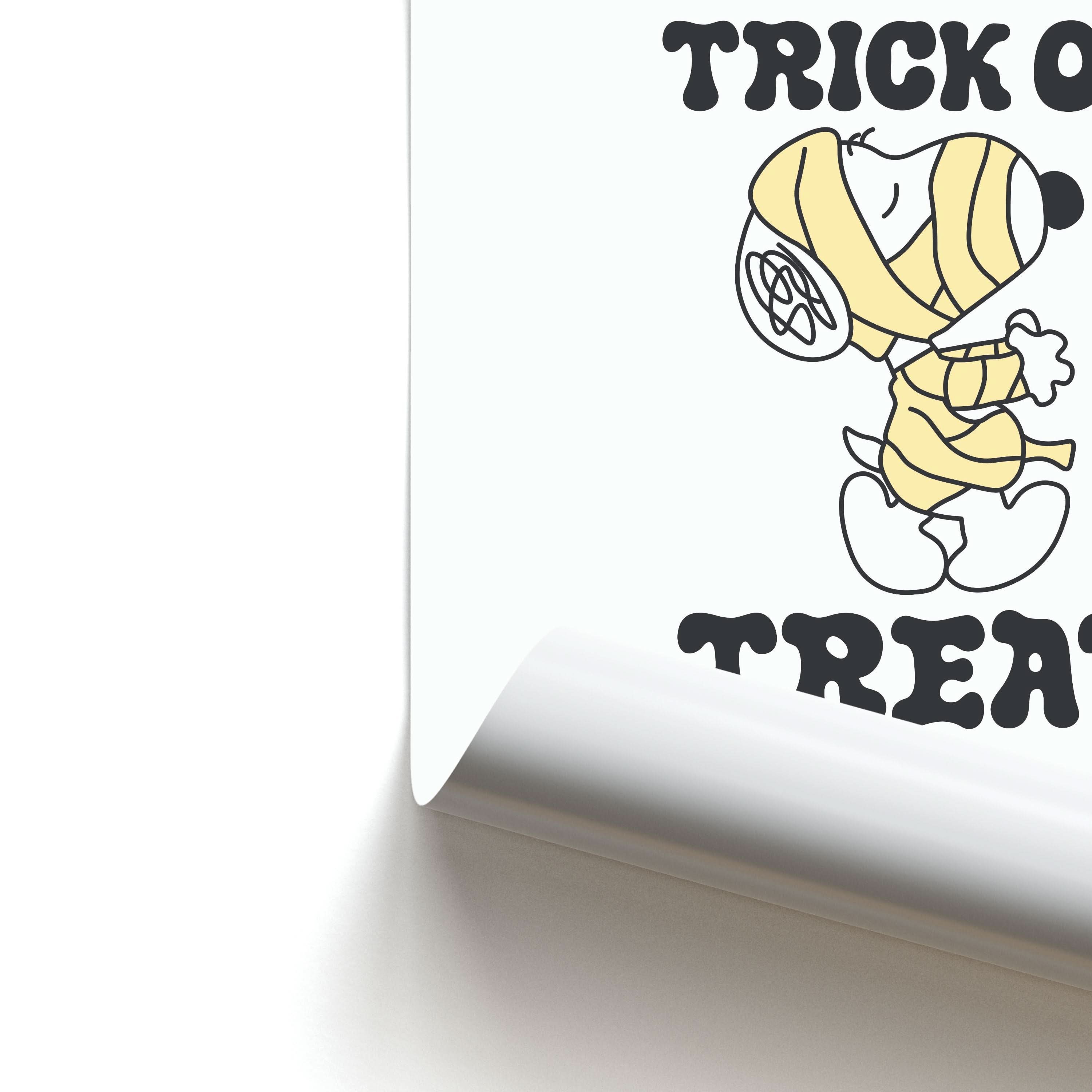 Trick Or Treat Cartoon Beagle Poster