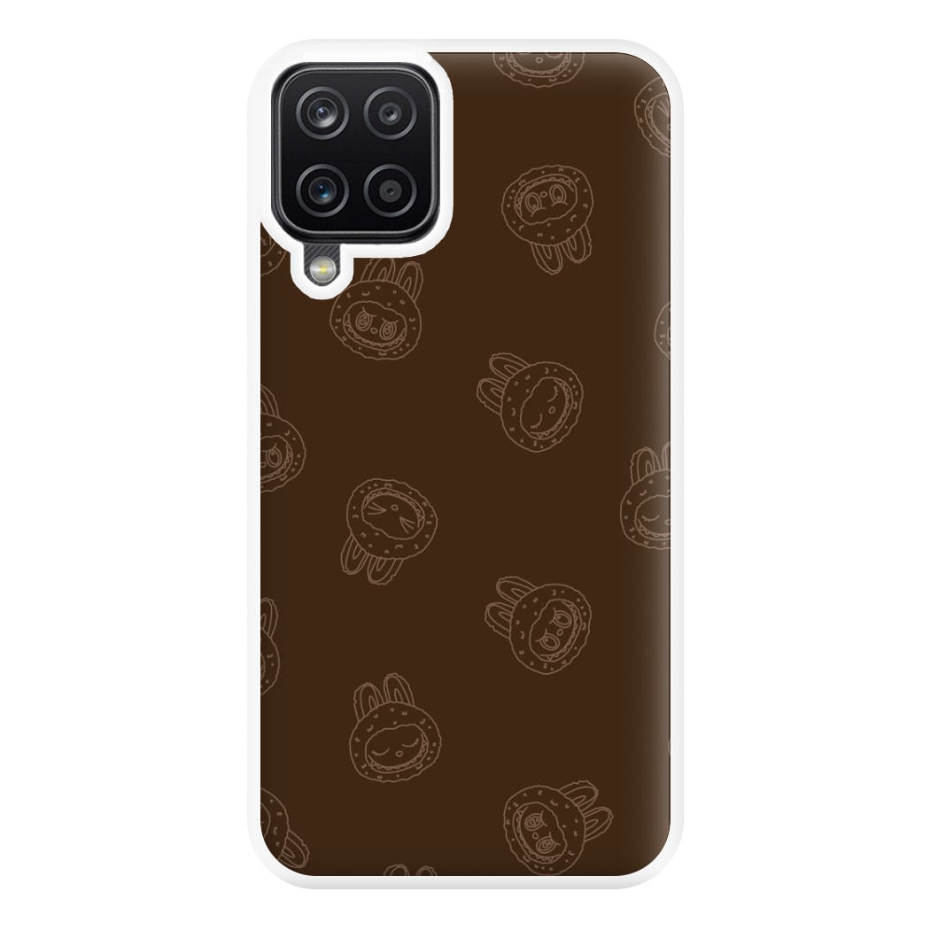 Monsters Outline Pattern I Galaxy A12 Case