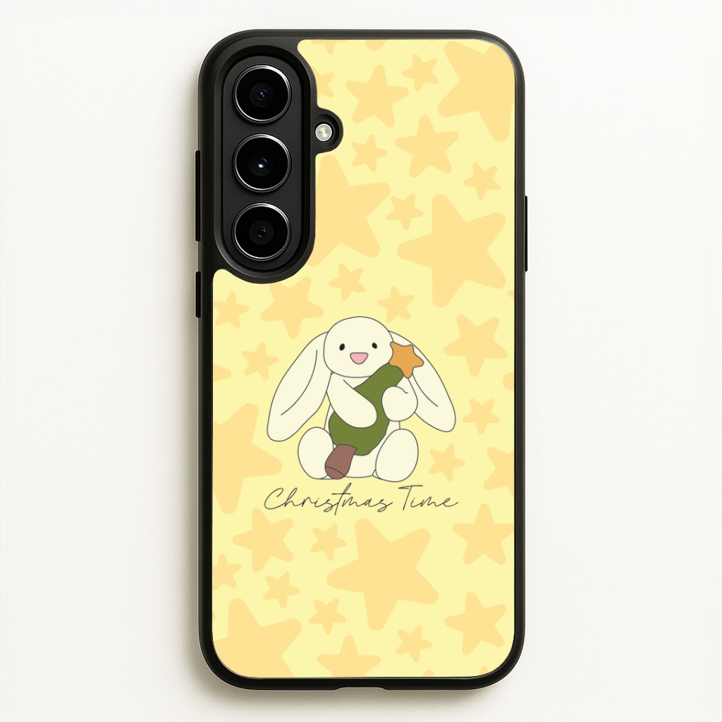 Christmas Bunny Stars Plush Galaxy A56 Case