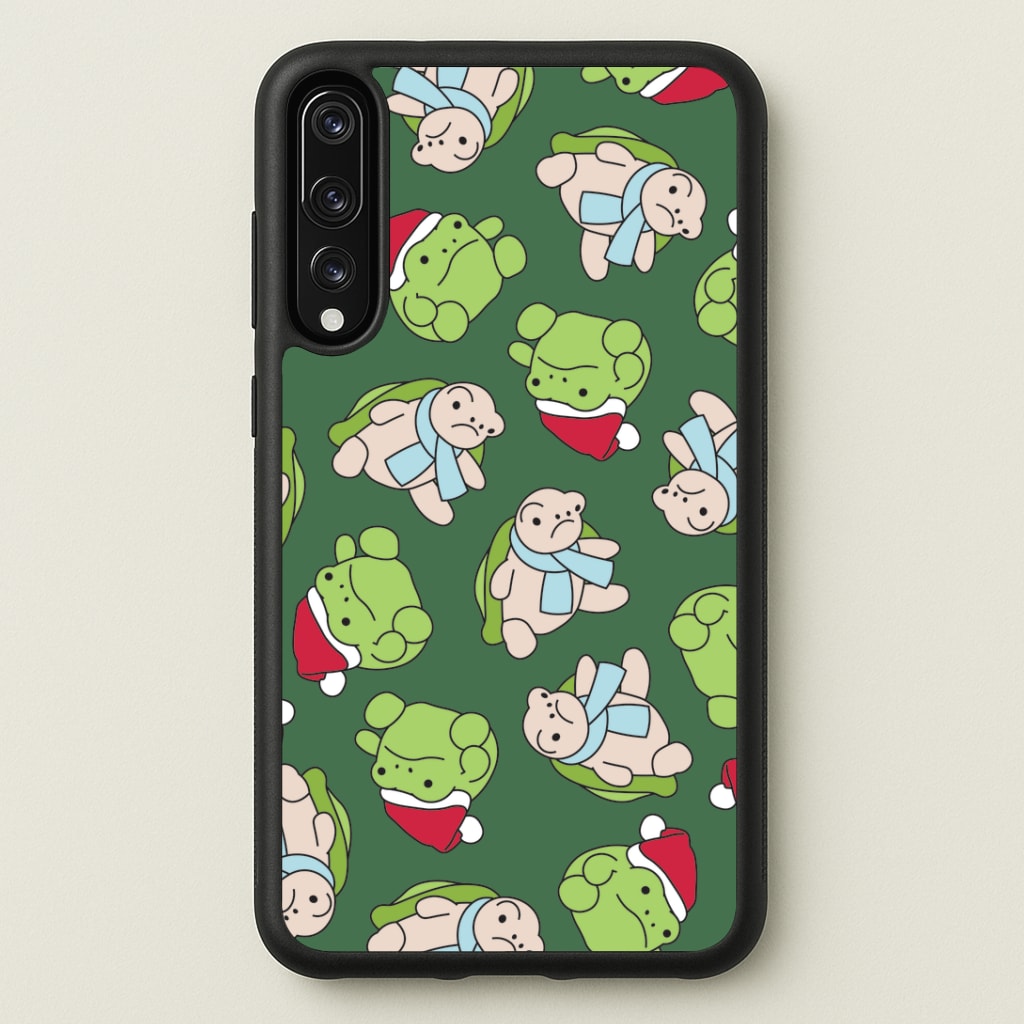 Grumpy Christmas Plushies Pattern Huawei P20 Pro Case