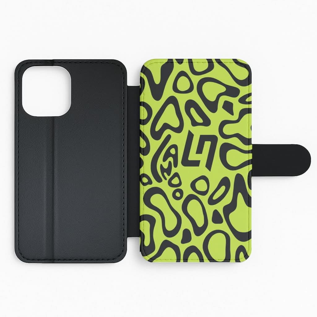 Norris Helmet Pattern Flip Phone Case