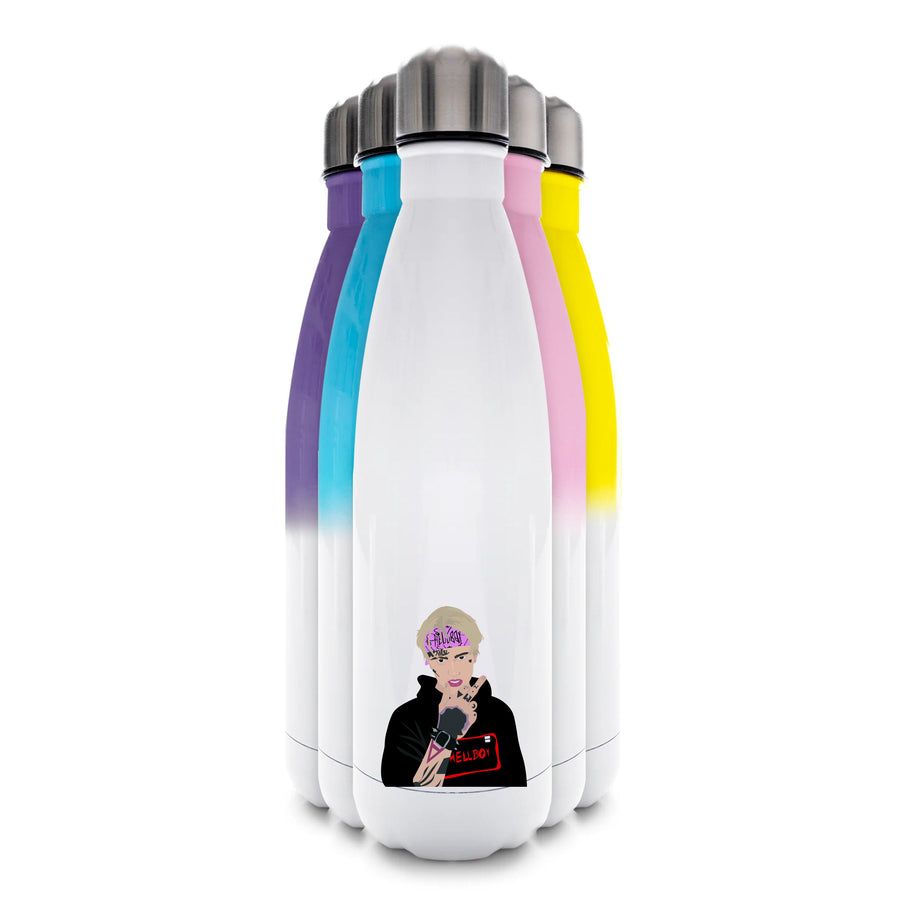 Pink Bandana - Lil Peep Water Bottle