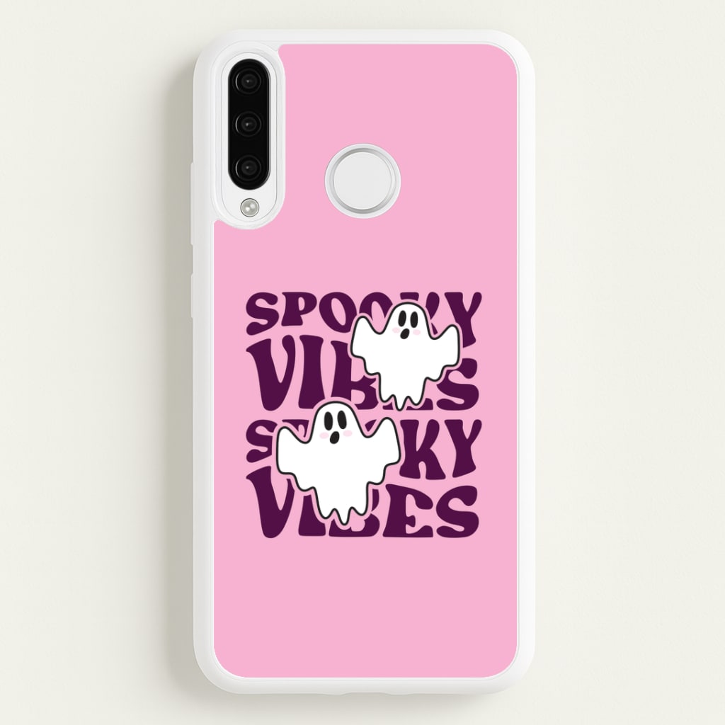 Spooky Vibes Pink Huawei P30 Lite Case