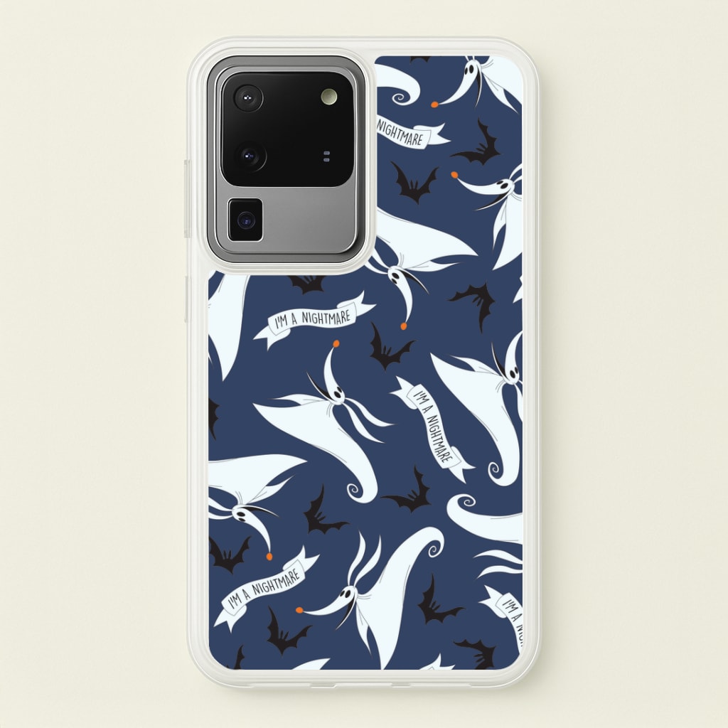 Skeleton Dog And Bats Pattern Galaxy S20 Ultra Case