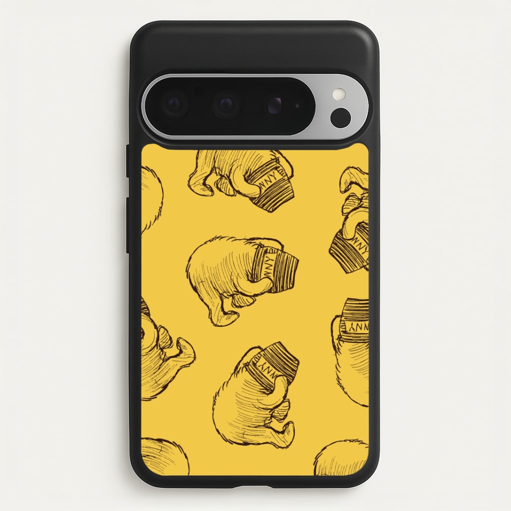 Winnie Honey Pot Pattern Google Pixel 9 Pro XL Case