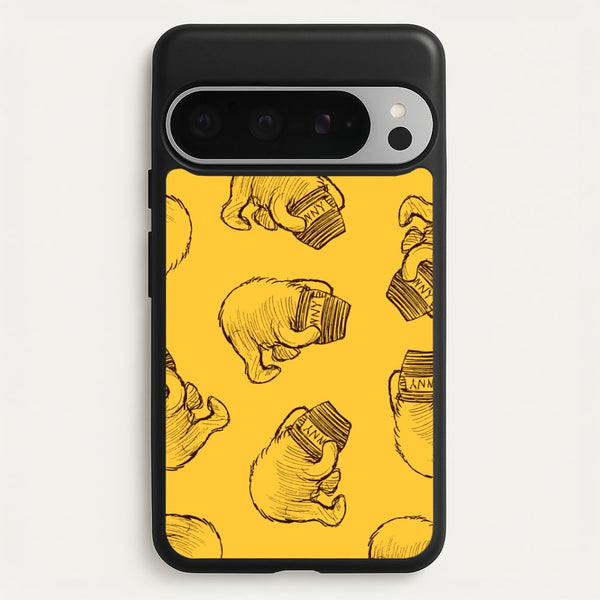 Winnie Honey Pot Pattern Google Pixel 9 Pro XL Case