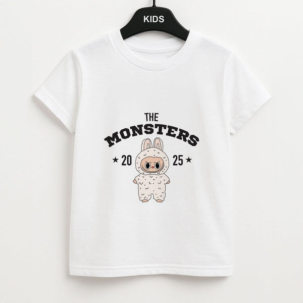 Cute Monster 2025 Pink Kids Unisex T-Shirt