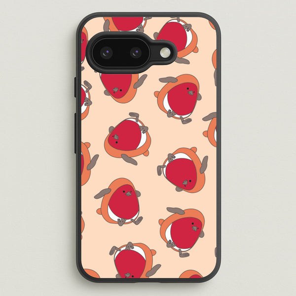 Christmas Robin Plush Pattern Google Pixel 9a Case