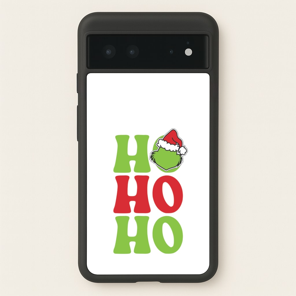 Green Ho Ho Ho Google Pixel 6 Case