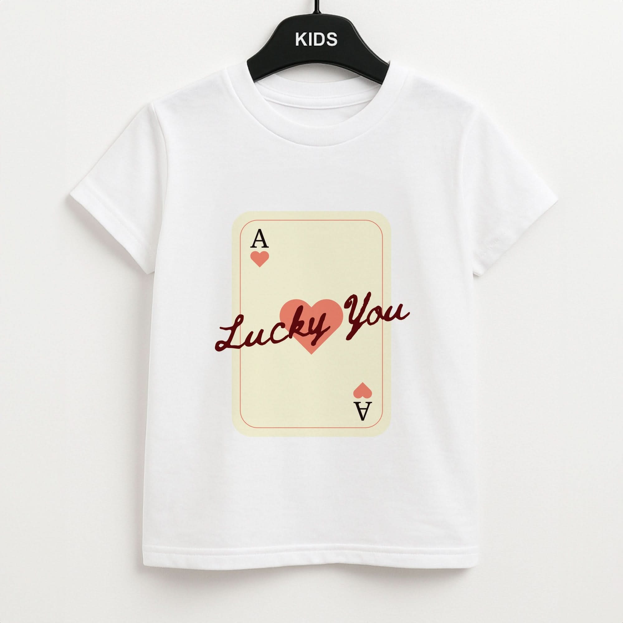 Lucky You Card Kids Unisex T-Shirt
