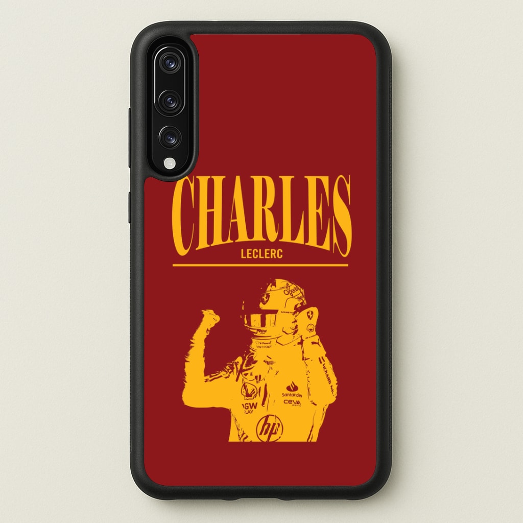 Charles Red And Gold Huawei P20 Pro Case