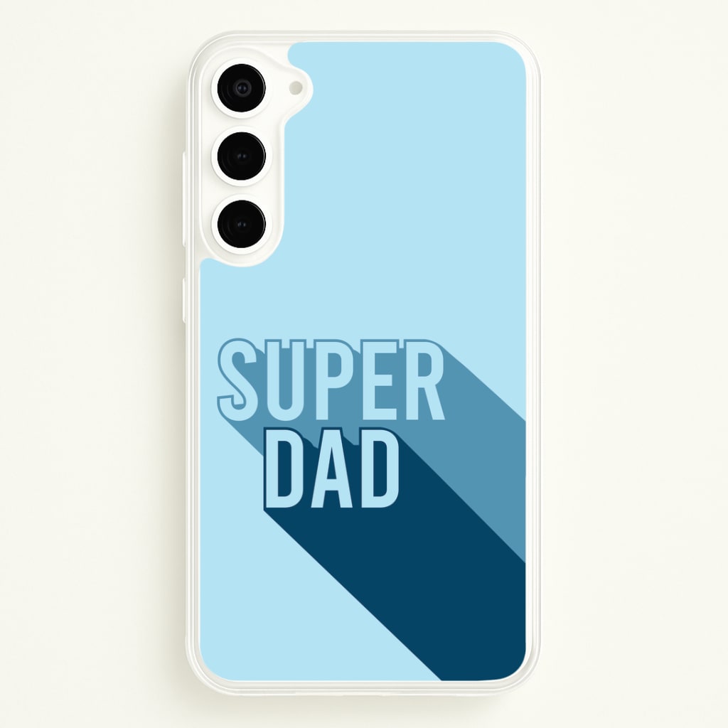 Super Dad Title Galaxy S23 Plus Case
