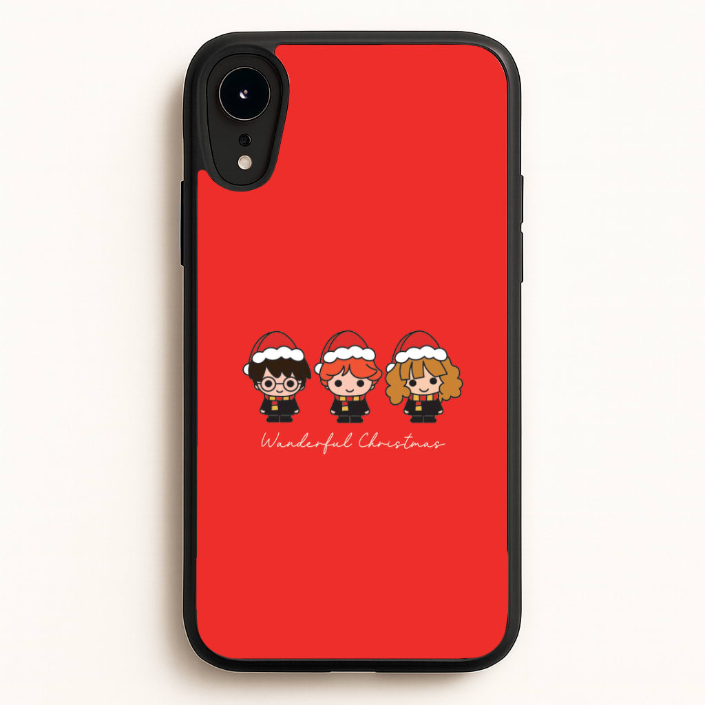 Wizards With Christmas Hats iPhone XR Case
