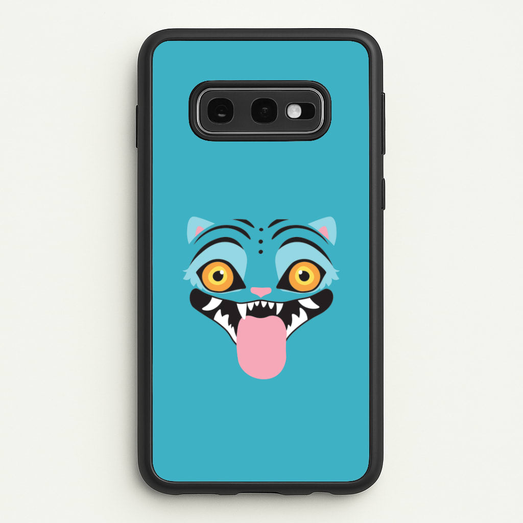 Demon Cat Face Galaxy S10e Case