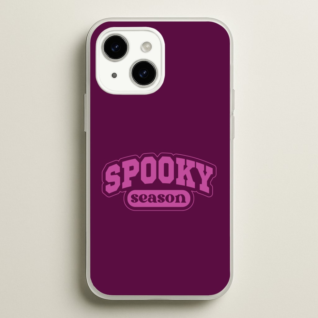 Spooky Season Varsity iPhone 14 Case