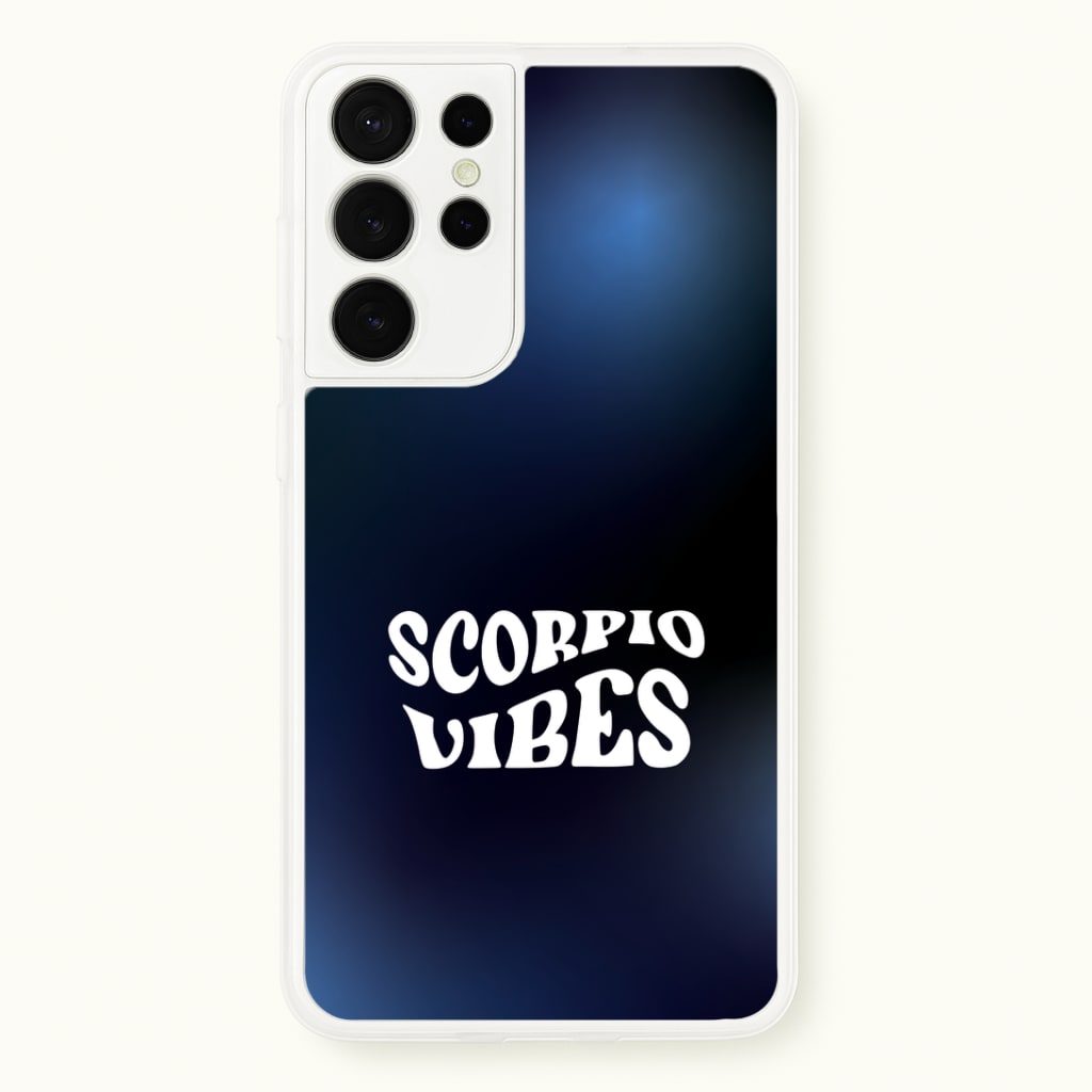 Scorpio Vibes Gradient Zodiac Galaxy S21 Ultra Case