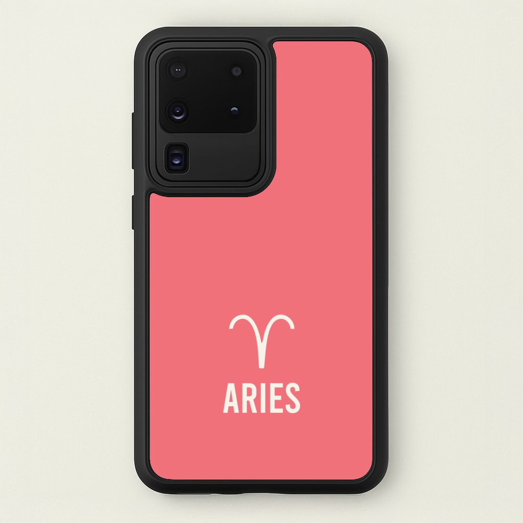 Aries Pastel Zodiac Galaxy S20 Ultra Case