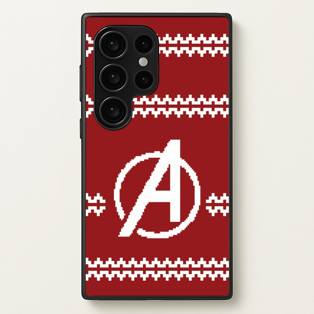 Superhero Team Red Christmas Jumper  Galaxy S24 Ultra Case
