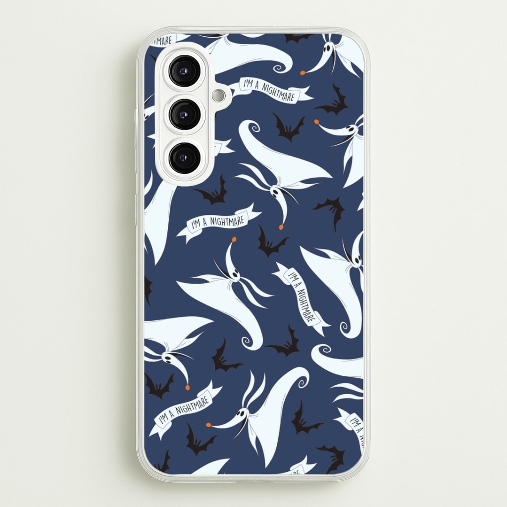 Skeleton Dog And Bats Pattern Galaxy A16 Case