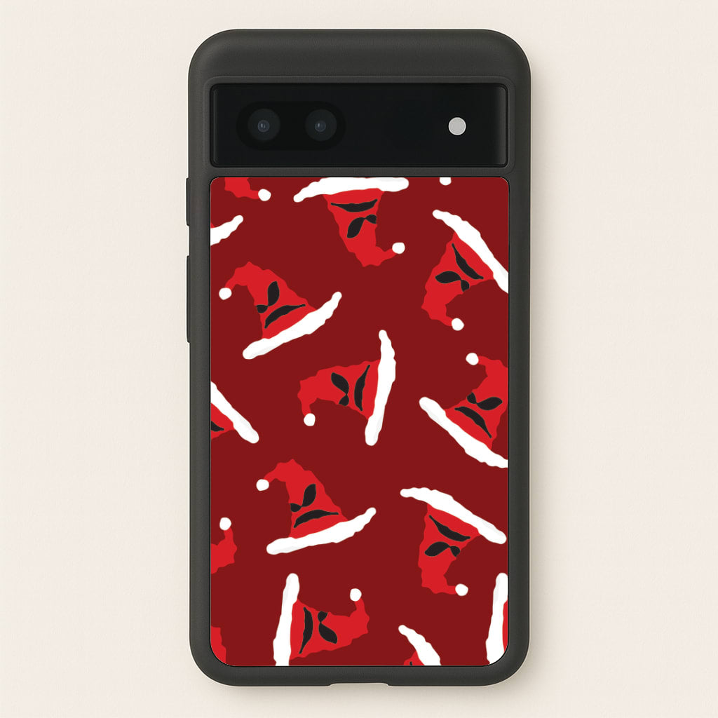 Sorting Christmas Hat Pattern Google Pixel 7a Case
