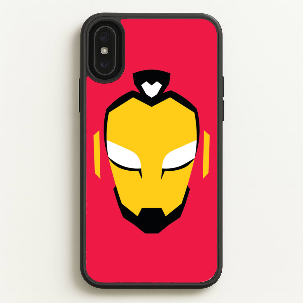 Metal Heart Hero Face iPhone XS Max Case