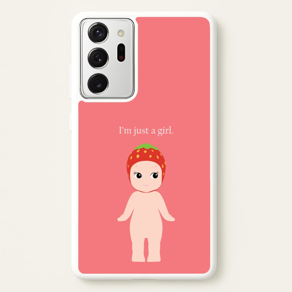 I'm Just A Girl Galaxy Note 20 Ultra Case