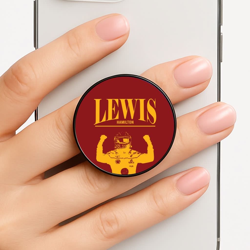 Lewis Red And Gold Phone Grip